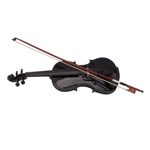 Load image into Gallery viewer, New 4/4 Acoustic Violin Case Bow Rosin - Black
