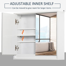 Load image into Gallery viewer, Stylish Wall-Mounted Mirror Cabinet with Adjustable Shelf &amp; Storage for Bathrooms
