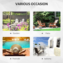 Load image into Gallery viewer, Sun-Kissed PE Rattan Daybed: 2-Seater Sofa with Canopy &amp; Glass Table
